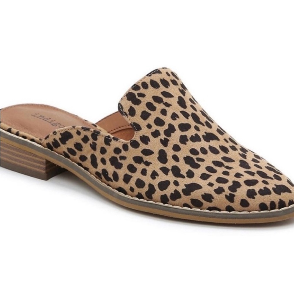 Indigo Road “Hayze 2” Leopard Print Mules - Picture 2 of 2